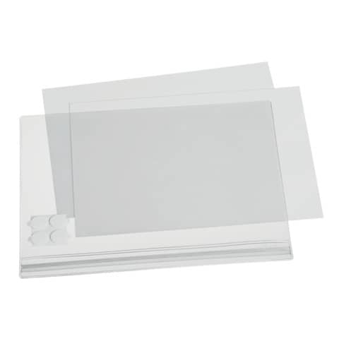 Busta impermeabile A4 adesiva Durable 247x325x0,6 mm trasparente - conf. 5 pz - 5016-19